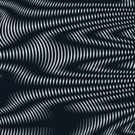 Noisy contrast lined backdrop tiling with visual effects Moire