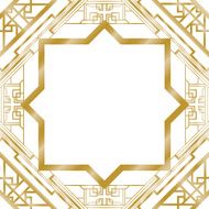 gold art deco background