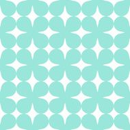 Green seamless simple clover pattern
