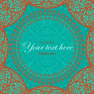 indian mandala card