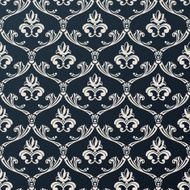 Seamless floral vintage wallpaper background vector black design