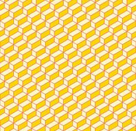 seamless pattern of yellow rectangle blocks