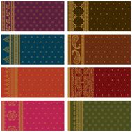 Sari Seamless Borders - Vertical