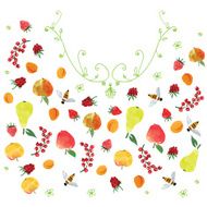 ornament based on fruits N4