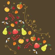 ornament based on fruits N5