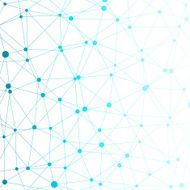 Abstract geometric background with dots