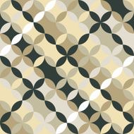 Endless round pattern Based on Traditional Japanese Embroidery