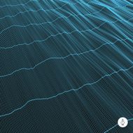 Abstract grid background Water surface Vector illustration