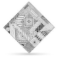 Abstract striped geometric tribal pattern