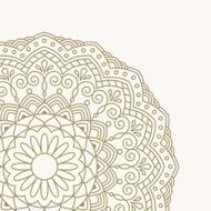 Floral oriental pattern N4