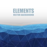 Gray Element Triangle Background