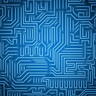 Circuit board seamless pattern