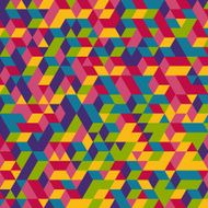 Abstract 3d background Wall of cubes Vector illustration