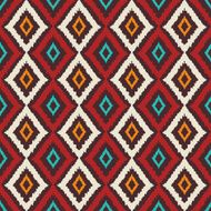 Tribal art ethnic seamless pattern N19