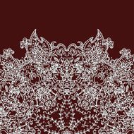 Vintage invitation card with lace ornament N3