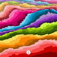 Abstract colorful background Mosaic vector illustration N2