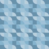 blue geometric seamless pattern Vector illustration