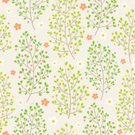 Seamless pattern with trees N11