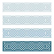 Edges of medieval style(Celtic knot) N4