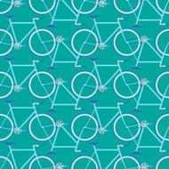 Bicycle seamless pattern N13