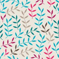 Seamless pattern with leaf N55