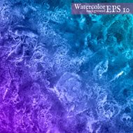 Vector watercolor background Abstract art hand paint