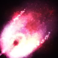Starry background rich star forming nebula