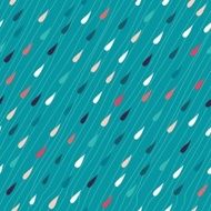 colourful rain seamless pattern N2