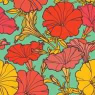 Seamless Pattern with floral ornament N11