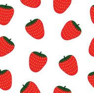 Strawberry seamless background