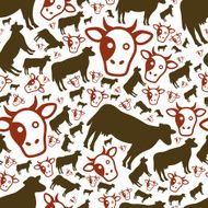 cow seamless pattern