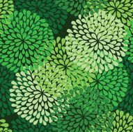 Seamless Green Pattern N4