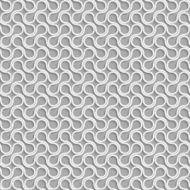 3D white shapes on gray background