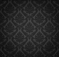 Seamless wallpaper in gray gradient Damask pattern