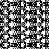 Fishes Seamless pattern N15