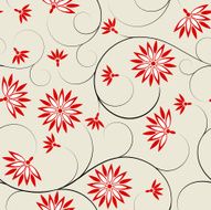Seamless from flower