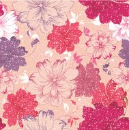 Elegance seamless floral pattern N2