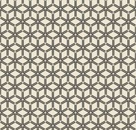 outline pattern of cubes N2
