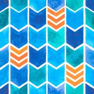Watercolor arrows pattern
