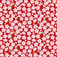 Background of cherry blossoms Seamless pattern