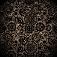 Vector Seamless Circles Pattern