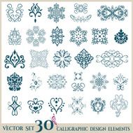 Isolated Abstract Floral pattern