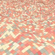 3d mosaic background Vector illustration