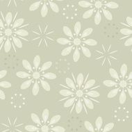 One credit seamless flowers abstract background