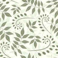 leaves and bulbes in modern style
