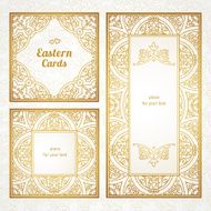Filigree vector frame in Eastern style N6