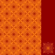 Ornamental pattern seamless - vector