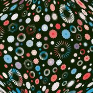 abstract colorful floral pattern background N15