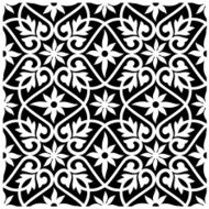seamless floral wallpaper 042bw eps