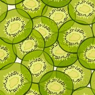Kiwi seamless pattern